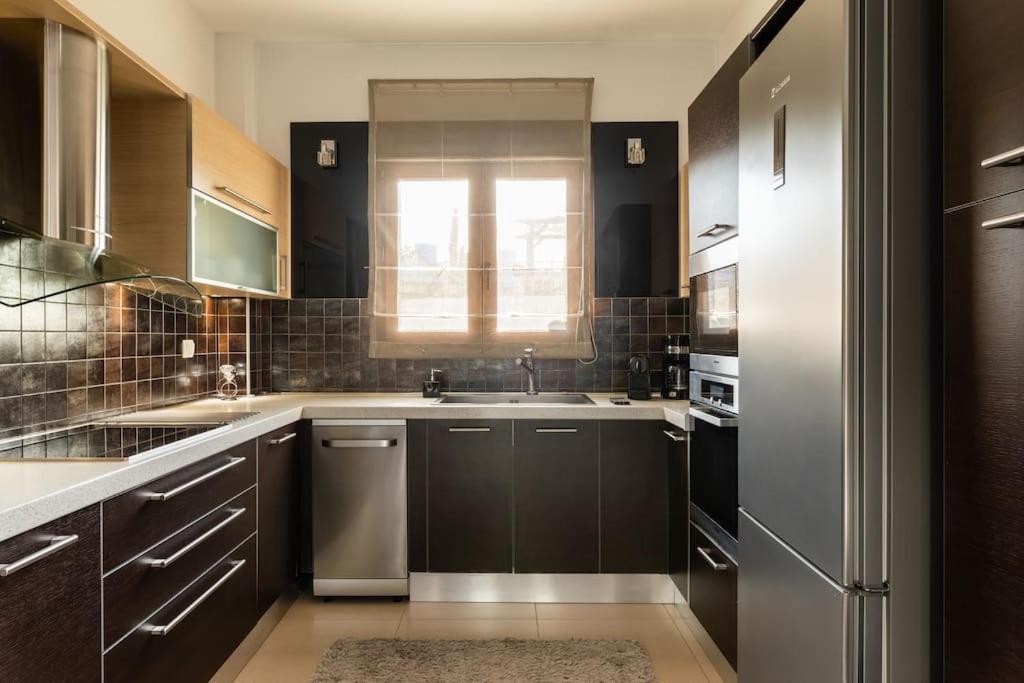 Villa Plagiari Sea View Plajári Kültér fotó