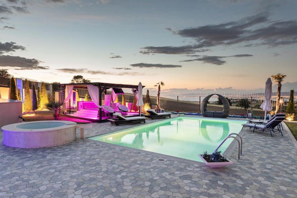 Villa Plagiari Sea View Plajári Kültér fotó