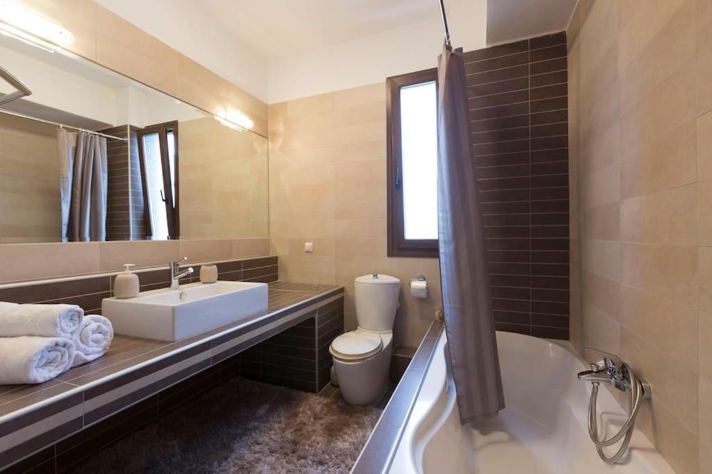Villa Plagiari Sea View Plajári Kültér fotó