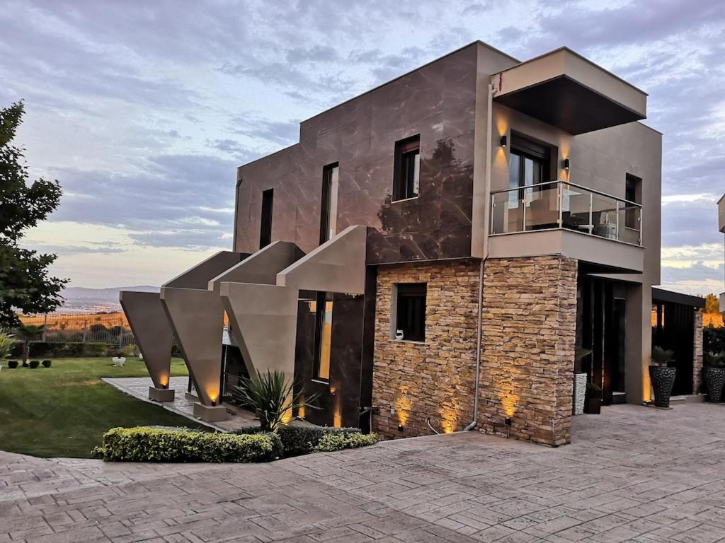 Villa Plagiari Sea View Plajári Kültér fotó